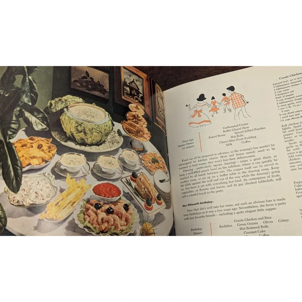 Vintage 1959 The General Foods Kitchens Cookbook Softcover 2nd Ed Random House